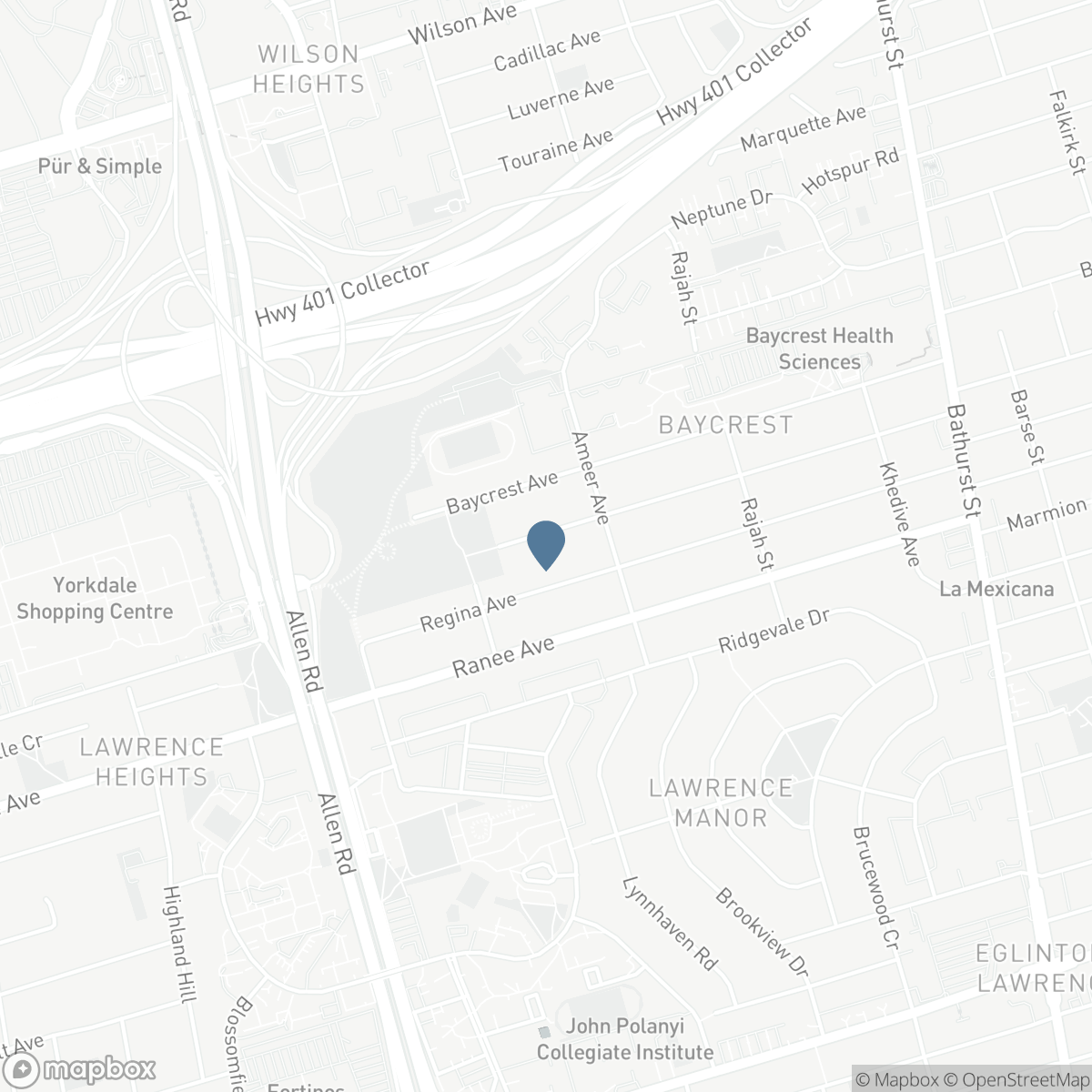 129 SULTANA AVENUE, Toronto, Ontario M6A 1T6